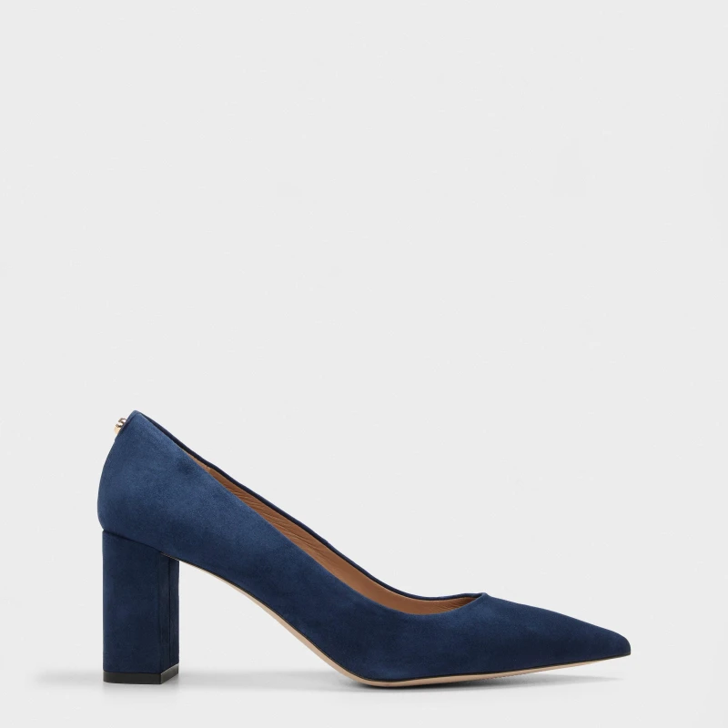 Image of Boss Kids Lace-Up Derby Shoes Dark Blue female 3 (36)