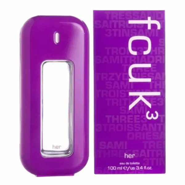 image of Fcuk 3 Eau de Toilette For Her 100ml