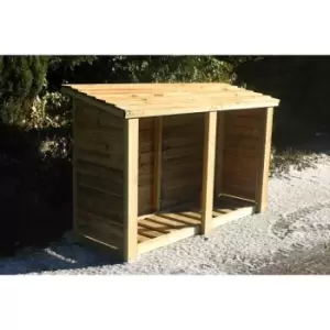 image of Churnet Valley Garden Furniture Churnet Valley Heavy Duty Logstore 4X6