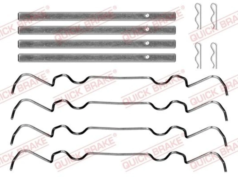Image of QUICK BRAKE Brake pad fitting kit QUICK BRAKE 109-0069