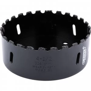 Image of Draper Expert Tungsten Carbide Grit Hole Saw 114mm