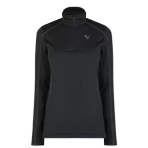 image of Ziener Jemi Zip Fleece Top Womens - Black