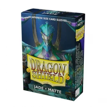 Image of Dragon Shield Matte Jade Japanese Size Card Sleeves - 60 Sleeves