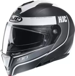 Image of HJC i90 Davan Helmet, grey-white, Size L, grey-white, Size L