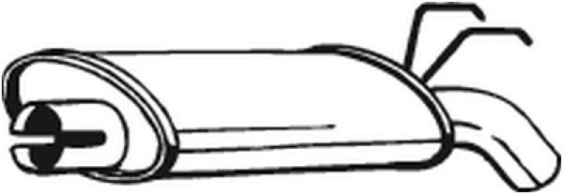 Image of Rear silencer BOSAL 200-499