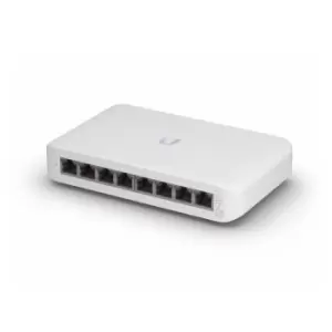 image of Ubiquiti Networks UniFi Switch Lite 8 PoE Managed L2 Gigabit Ethernet (10/100/1000) Power over Ethernet (PoE) (USW-LITE-8-POE)