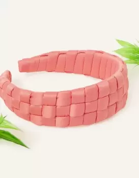Image of Accessorize Womens Woven Satin Headband