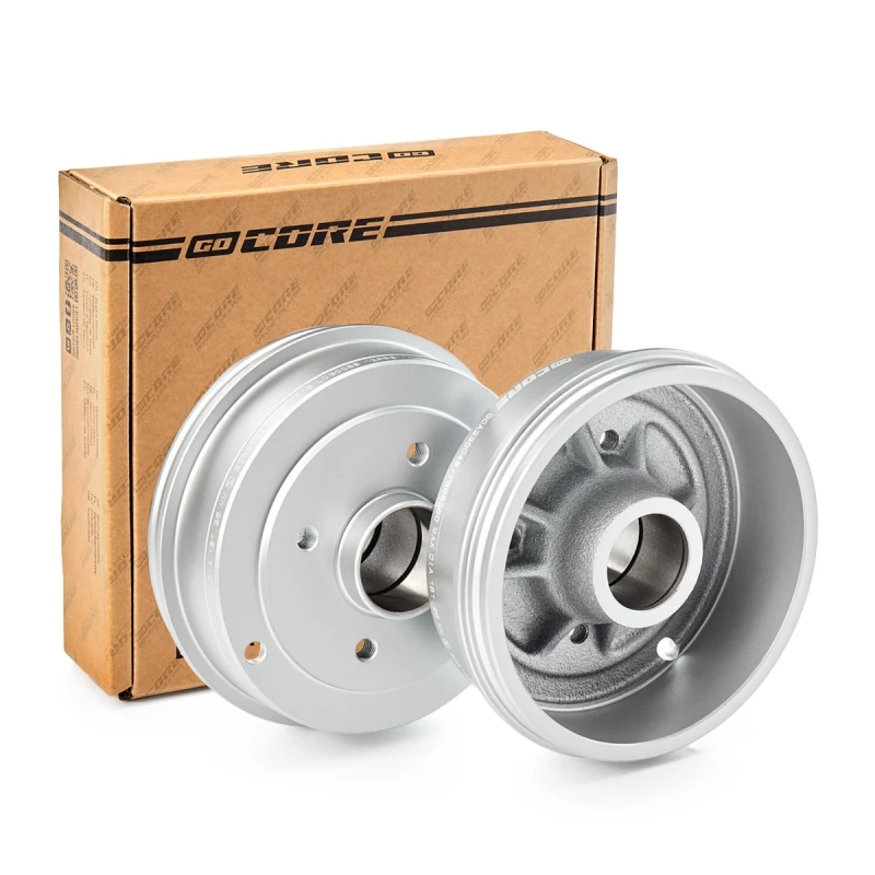 Image of goCORE GCA230048 Brake Drum Rear Axle, 208mm, without wheel bearing Brake Drum (123)