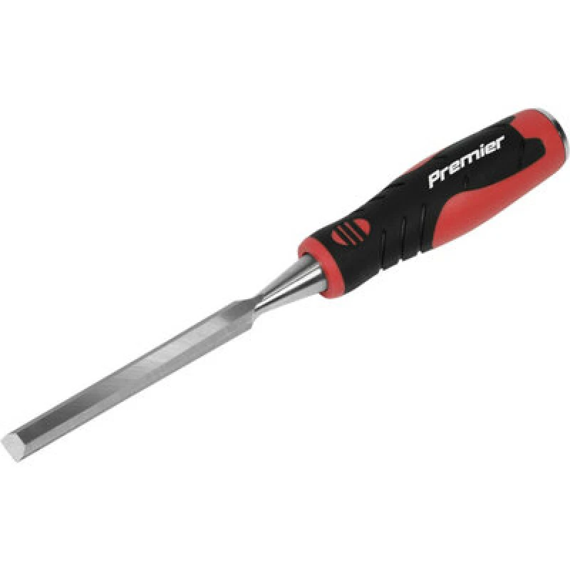 Image of Loops 10mm Hammer-Thru Wood Chisel - Bevel Edged Blade - Chrome Vanadium Steel Metallics