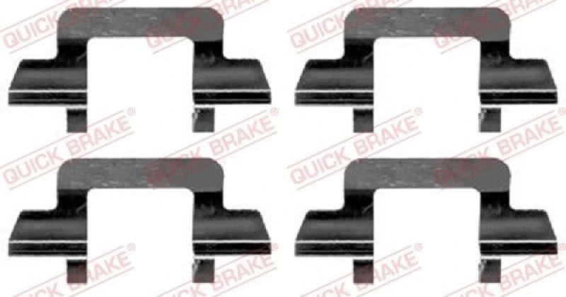 Image of QUICK BRAKE Brake pad fitting kit QUICK BRAKE 109-1243