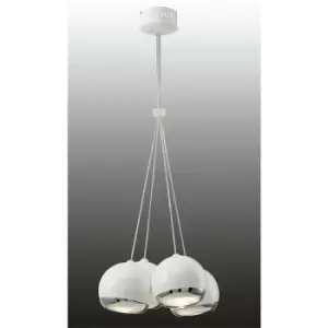 image of Italux Sferio Modern 4 Light Cluster Pendant Ceiling Light, GU10