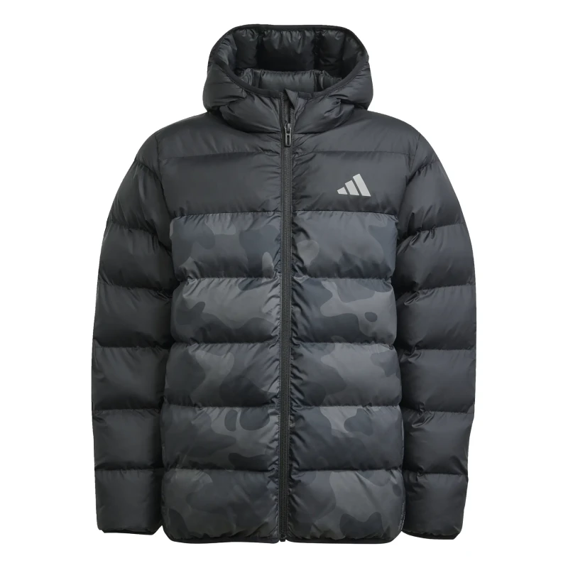Image of Adidas Children's down jacket adidas Synthetic Allover Noir Unisex 11/12 ans