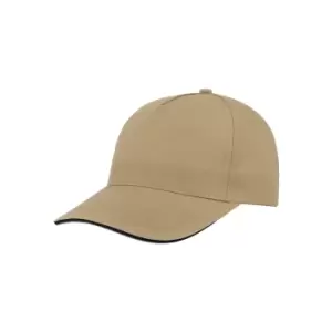 Image of Atlantis Start 5 Sandwich 5 Panel Cap (Pack of 2) (One Size) (Khaki/Navy)