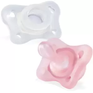 image of Chicco Mini Soft Girl dummy 0-2 m 2 pc