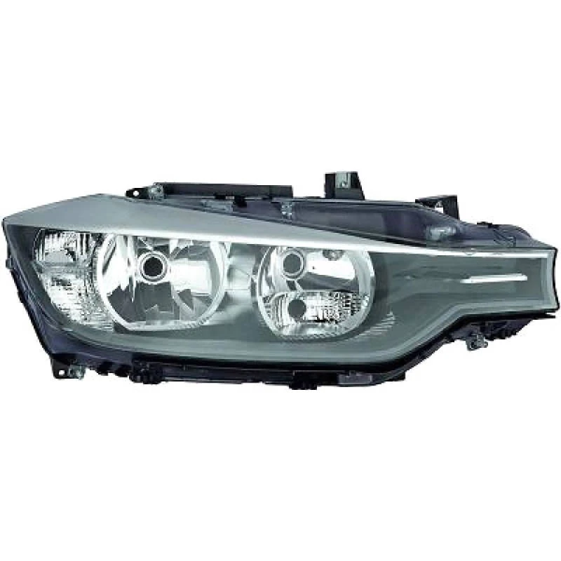 Image of DIEDERICHS 1217080 Headlights Priority Parts H7/H7, with electric motor, Right Headlight (259)