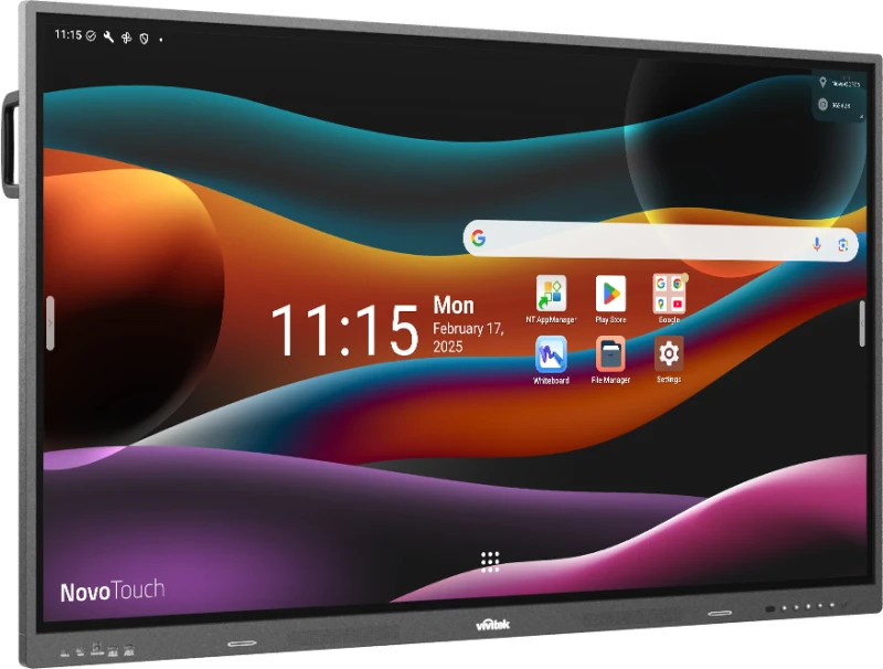 Image of Vivitek EK757i Novotouch 4K 75" & Wall Mount Kit