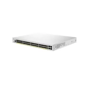 image of Cisco CBS350-48FP-4G-UK network switch Managed L2/L3 Gigabit Ethernet (10/100/1000) Silver