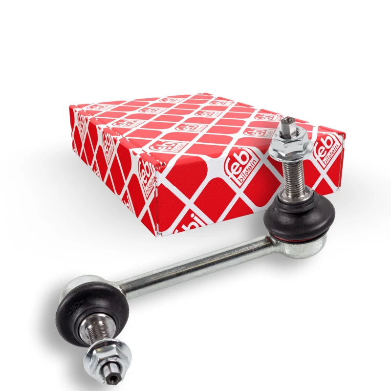 Image of FEBI BILSTEIN 48003 Anti-roll bar link Front Axle Right Steel Link Stabiliser (3229)