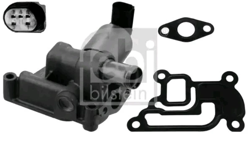 Image of FEBI BILSTEIN 47708 EGR valve Electric, with gaskets/seals EGR Valve (1145)