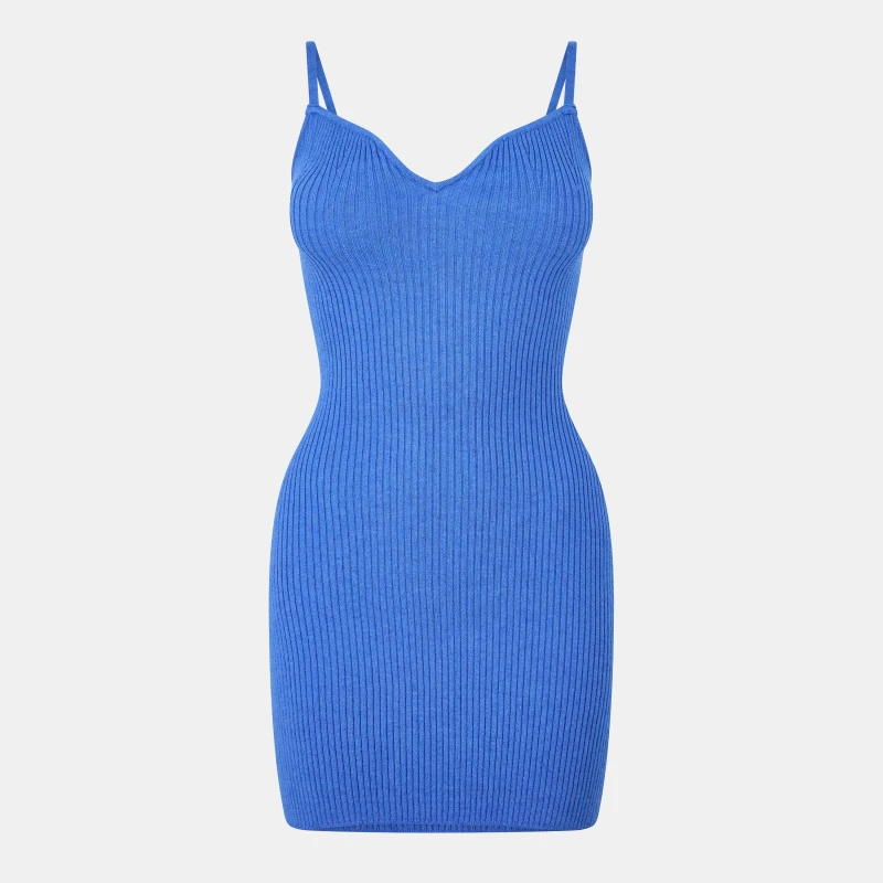 Image of Jack Wills Knit Mini Dress - Blue Blue 6