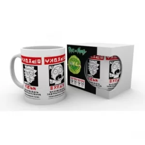 Image of Rick and Morty Wanted Mug