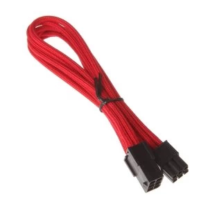 Image of Silverstone 6-pin 25cm PCIe Extension - Red