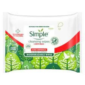 image of Simple Antibac Biodegradable Wipes 20s