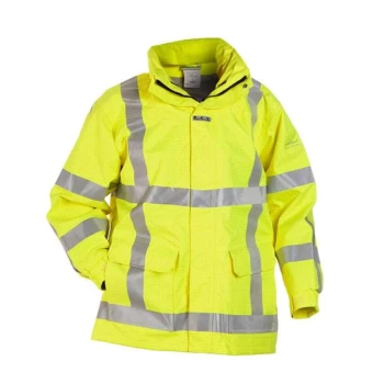 image of Markelo Multi SNS Flame Retardant Anti-static Waterproof Parka Saturn Yellow - Size M