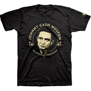 Johnny Cash Museum 7 Mens X-Large T-Shirt - Black