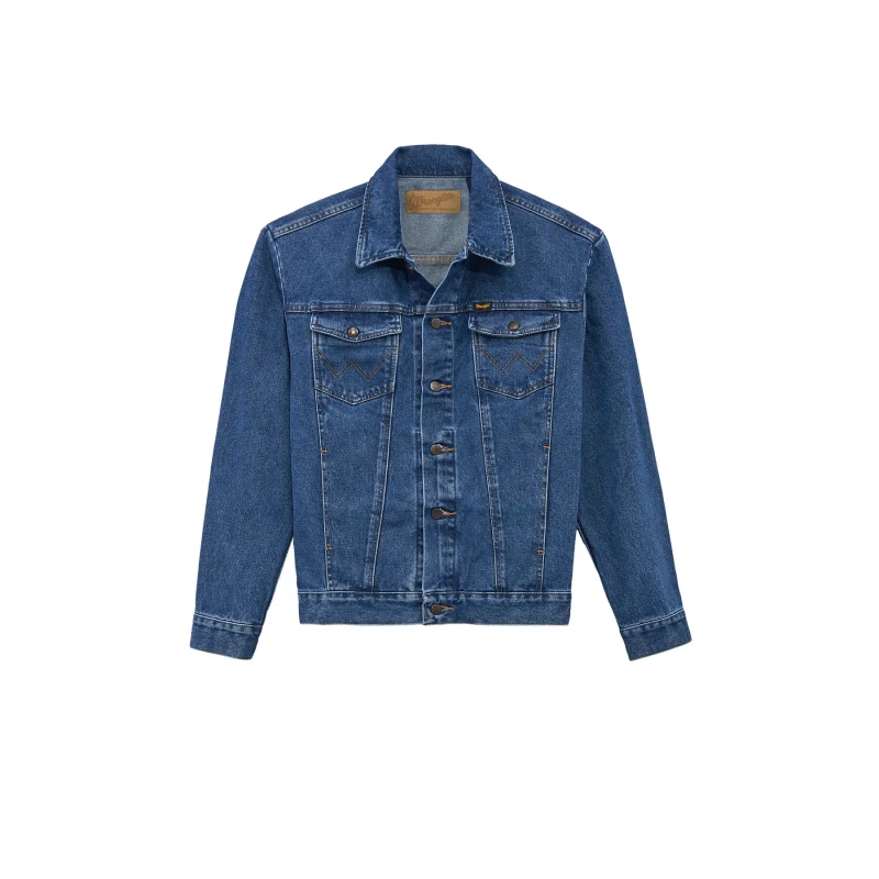 Image of Wrangler Denim shirt Wrangler Cowboy Bleu Male M