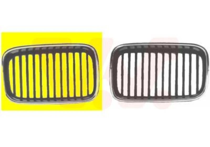 Image of VAN WEZEL Radiator Grille VAN WEZEL 0640516