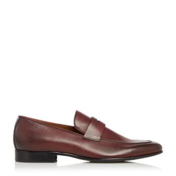 image of Dune London Squash Penny Loafers - Red - 819