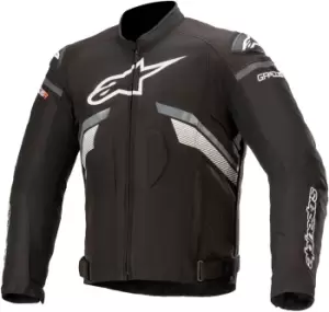 Alpinestars T-GP Plus V3 Motorcycle Textile Jacket, black-grey-white, Size L, black-grey-white, Size L