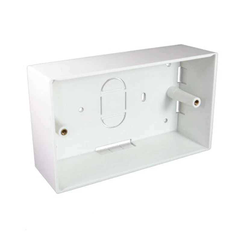 Image of Cablenet Cablenet Double Gang PVC Back Box 45mm 72-2651