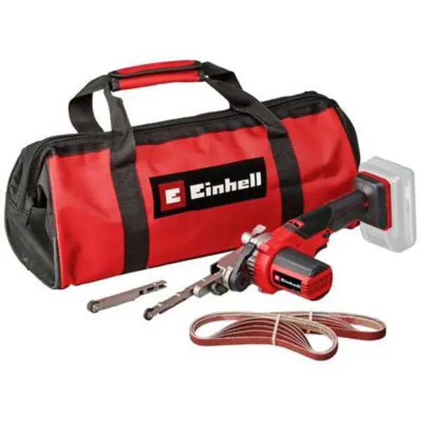 image of Einhell Einhell TE-BF 18 Li-Solo Akku-Bandfeile 4461000 Cordless belt sander incl. accessories, w/o battery, w/o charger Belt width 13mm Belt length