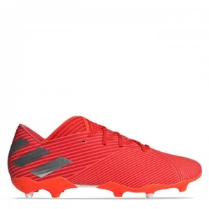 Image of adidas Nemeziz 19.2 Football Boots Firm Ground - Red/Silver