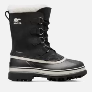 Image of Sorel Womens Caribou Waterproof Boots - Black/Stone - UK 5