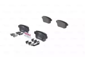Image of Bosch 0986494331 BP1221 Brake Pad Set Disc Brake Rear Axle