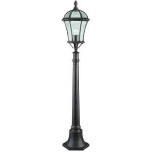 image of Searchlight Capri - 1 Light Outdoor Bollard Light Rustic Brown IP43, E27