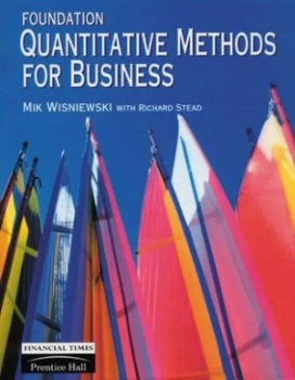 Image of Foundation Quantitative Methods for Business by Mik Wisniewski Book