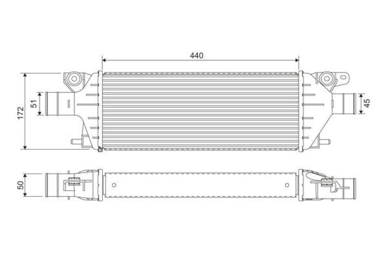 Image of Intercooler VALEO 818379