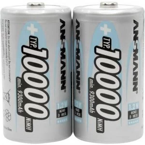 Image of Ansmann maxE D battery (rechargeable) NiMH 10000 mAh 1.2 V 2 pc(s)