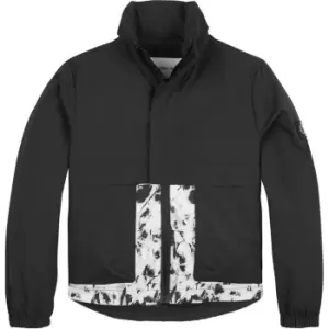 Image of Calvin Klein Jeans Aop Active Windbreaker - Black