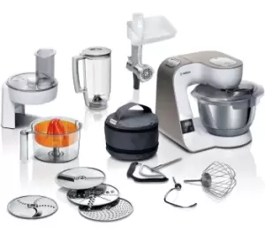 Image of Bosch CreationLine Serie 4 MUM5XW40G Stand Mixer Champagne, Cream,White