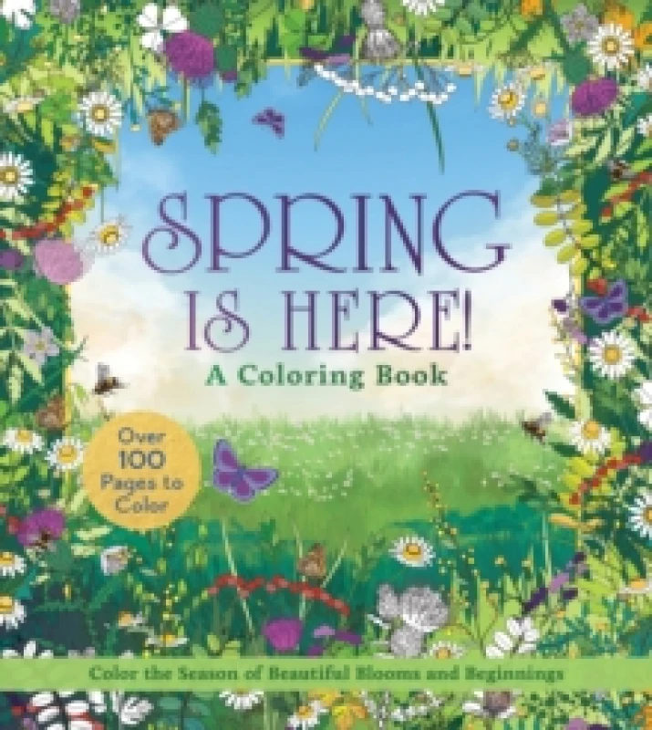 Image of Spring Is Here! A Coloring Book. Paperback. By Editors of Chartwell Books Books