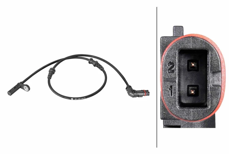 Image of HELLA ABS sensor HELLA 6PU 358 216-731