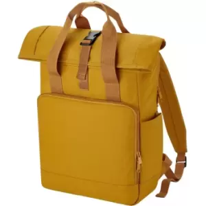 image of Bagbase Roll Top Twin Handle Laptop Bag (One Size) (Mustard Yellow) - Mustard Yellow