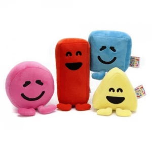 Image of Mister Maker 8 Mister Maker Official CBeebies Soft Plush Toys - Red Rectangle