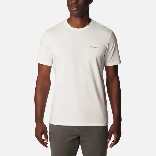 Image of Columbia Rapid Ridge Organic Cotton-Jersey T-Shirt - L White Tops male 1934824-115 L