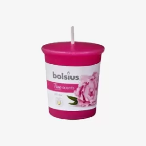 image of Bolsius Votive Round Candle Peony